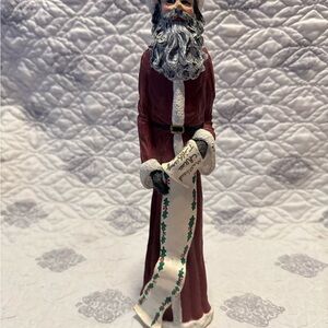 Santa Claus Figurine with List